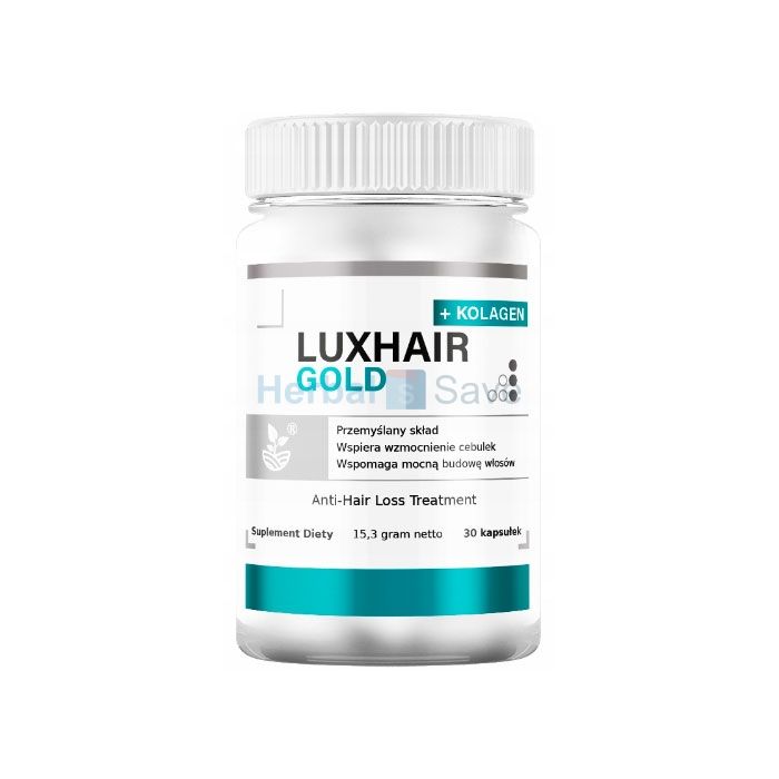 LuxHair Gold ➱ капсули для росту волосся ➱ в Польщі